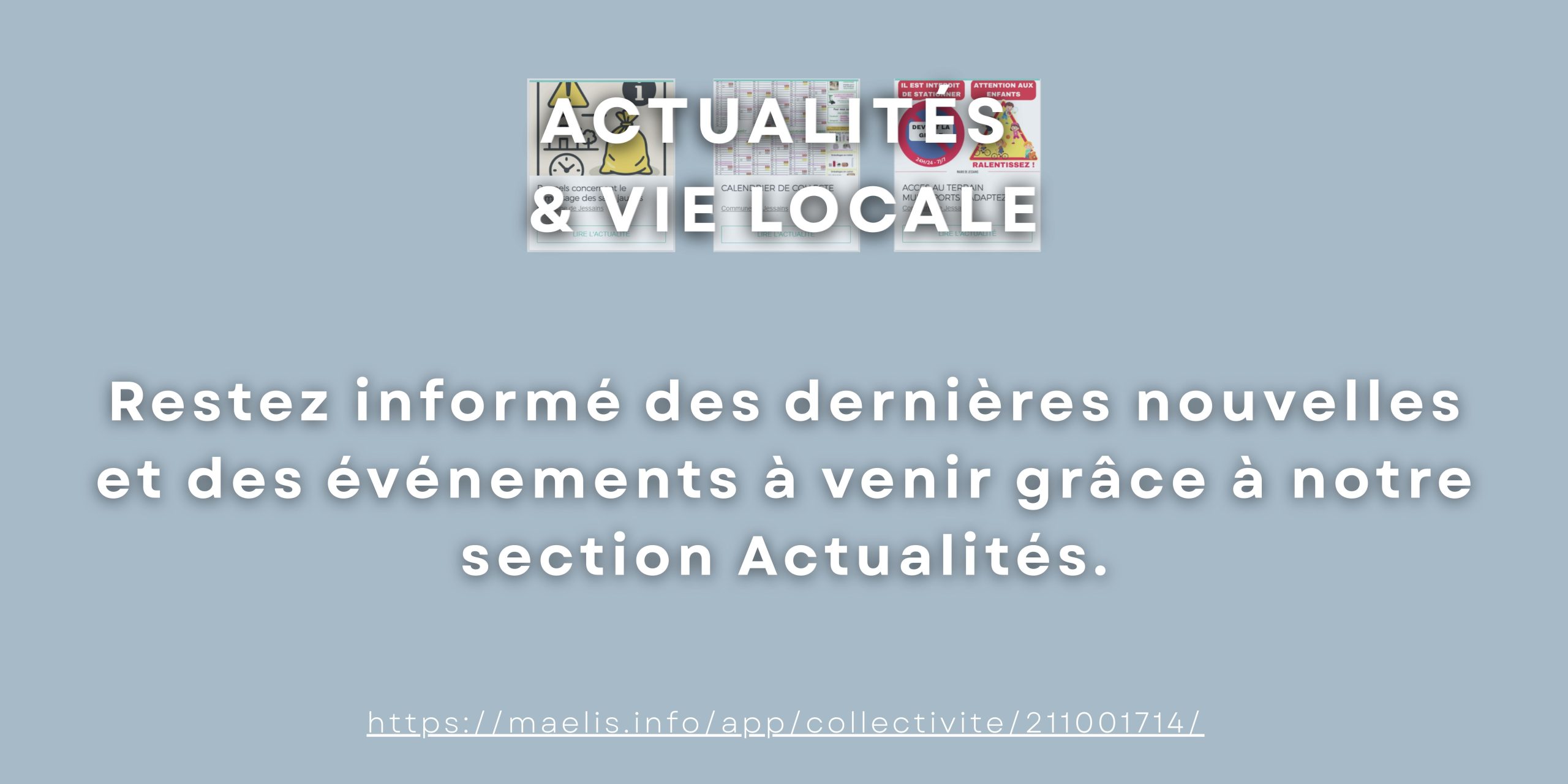 Cliquez ici pour accéder à l’onglet Actualités de l’application Maelis.