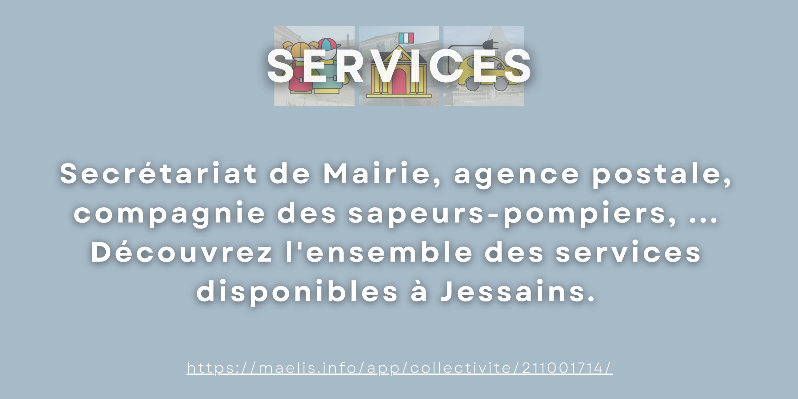 Cliquez ici pour accéder à l’onglet Services de l’application Maelis.