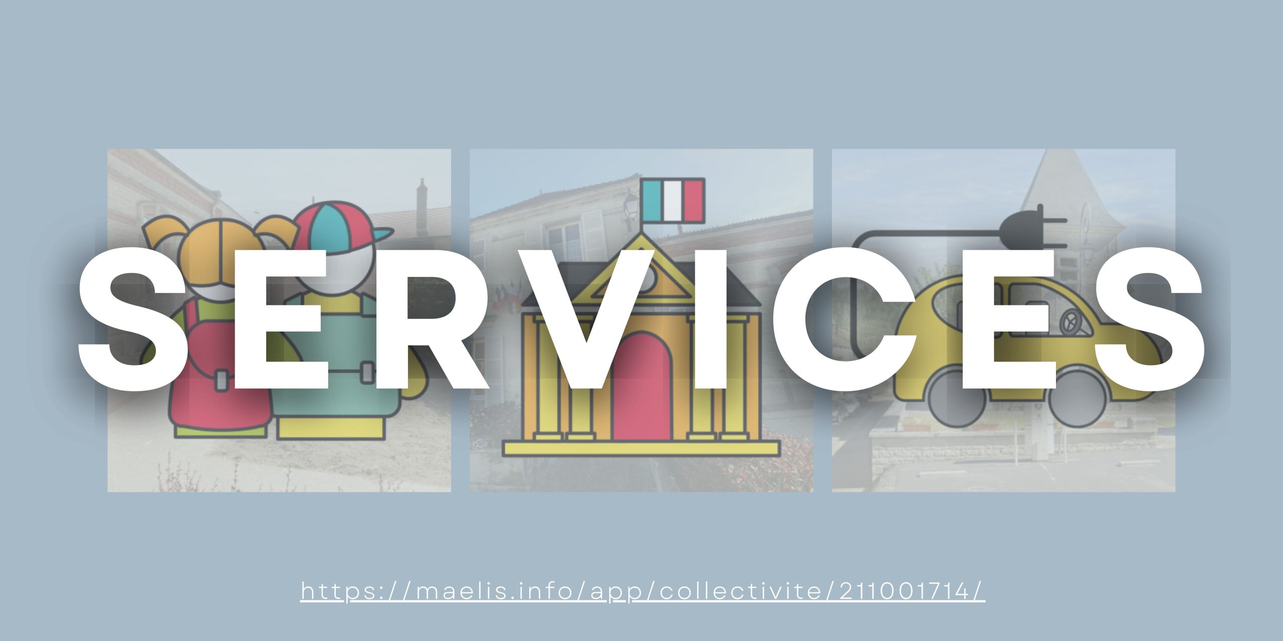 Cliquez ici pour accéder à l’onglet Services de l’application Maelis.